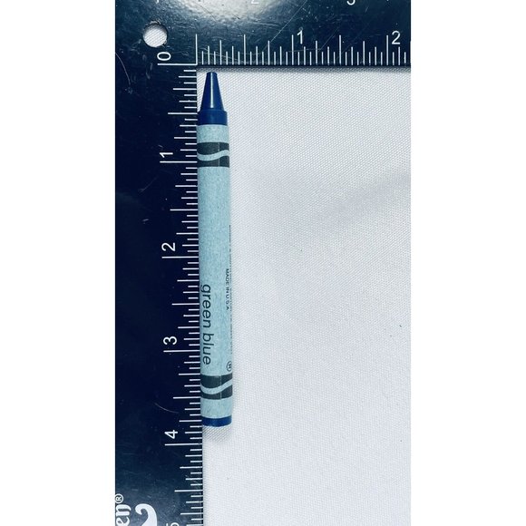 Crayola Crayon Retired Green Blue New Unused Binney & Smith New York Vin… - Picture 3 of 8